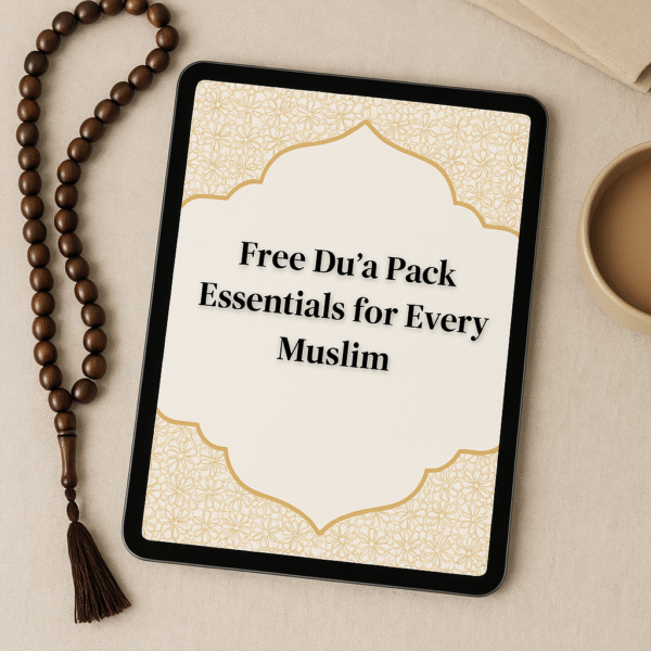Free Daily Du’a Starter Pack (PDF Download) 🆓 3 Powerful Islamic Du’as with Arabic, Transliteration & Meaning