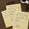 Prophetic Fatherhood Toolkit Pack 5 printable; Islamic parenting legacy planner