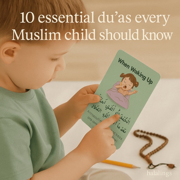 Daily Essential Duʿas for Kids | My First Duʿa Book Series – Part 1