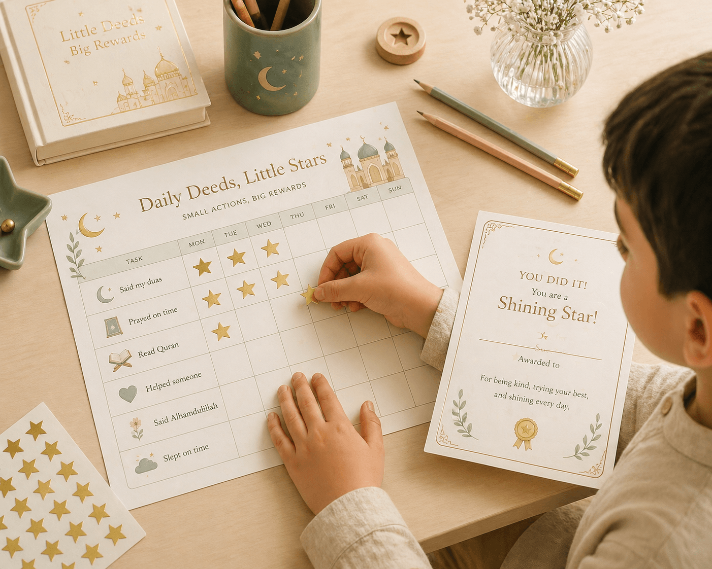 Checklist and certificate preview