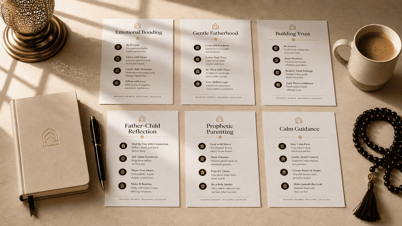 Prophetic fatherhood emotional bonding printable pages