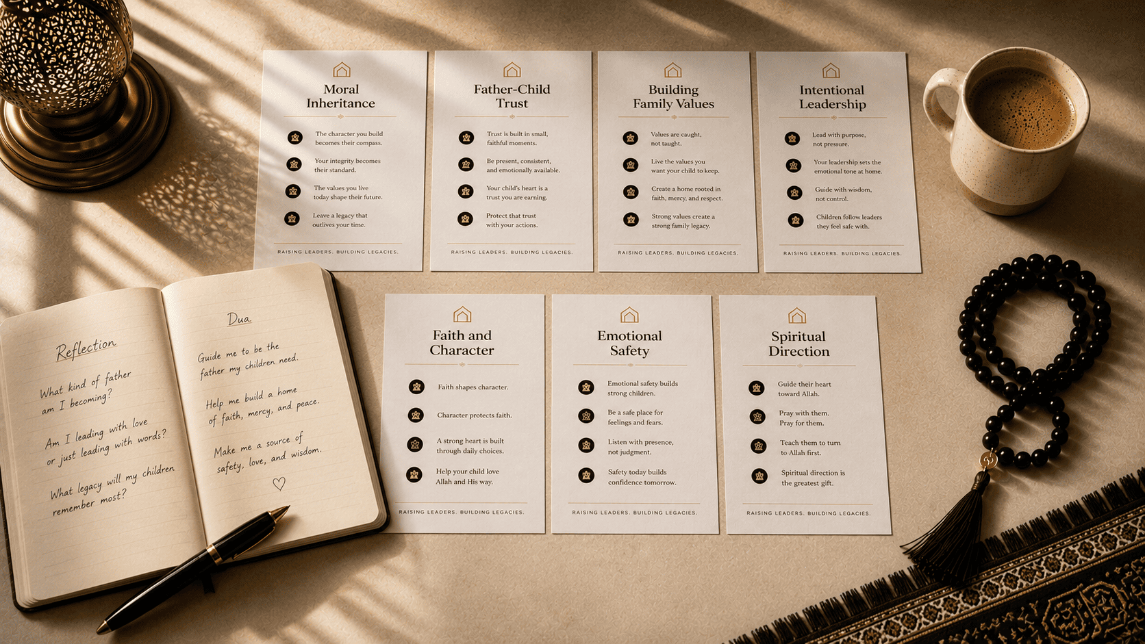 Islamic fatherhood legacy printable system