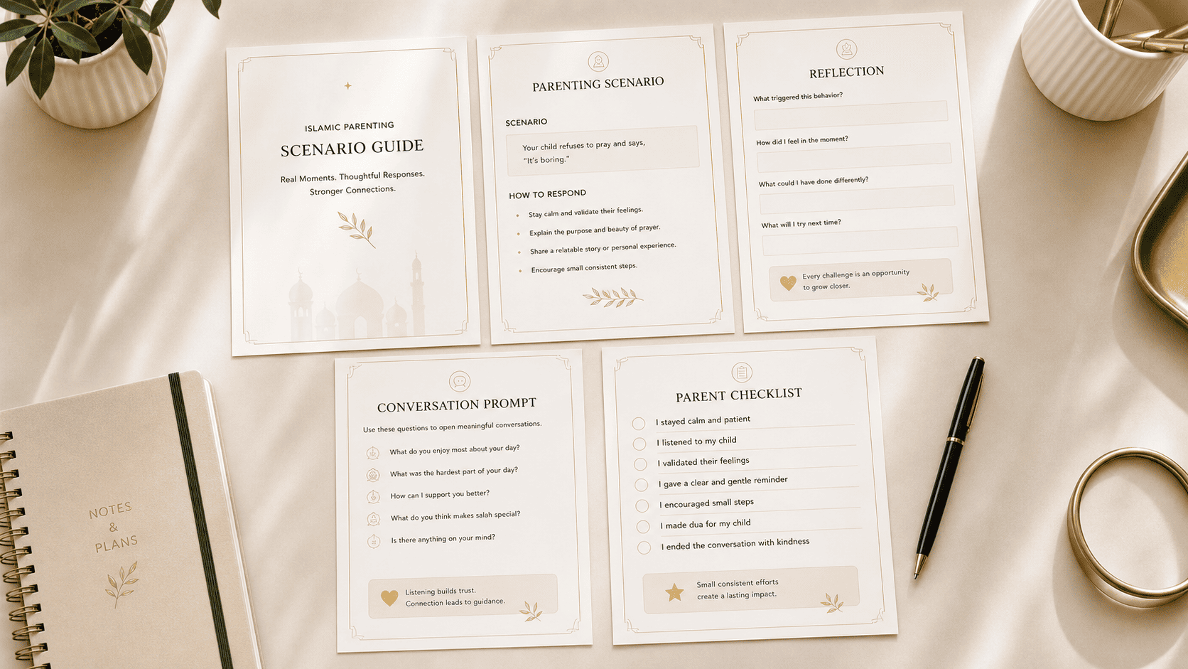 Scenario pages preview