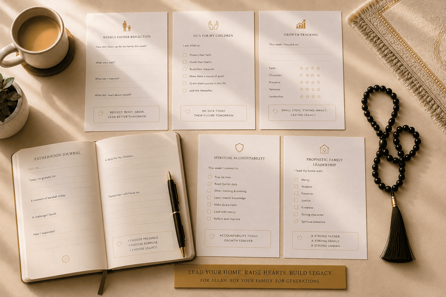 Weekly Fatherhood Reflection Mockup