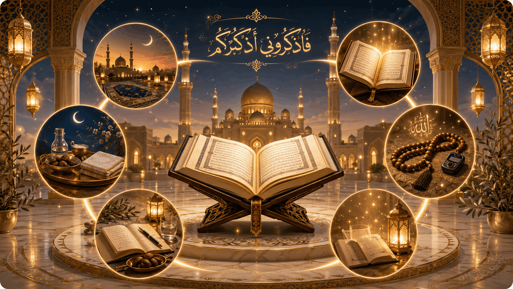 Peaceful Ashura Night routine with Quran, dhikr, dua and preparation for fasting