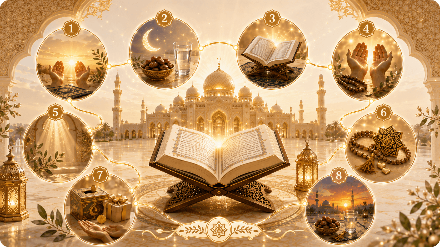 Ashura Day Dua prayer guide with fasting, Quran, repentance, personal supplication and iftar