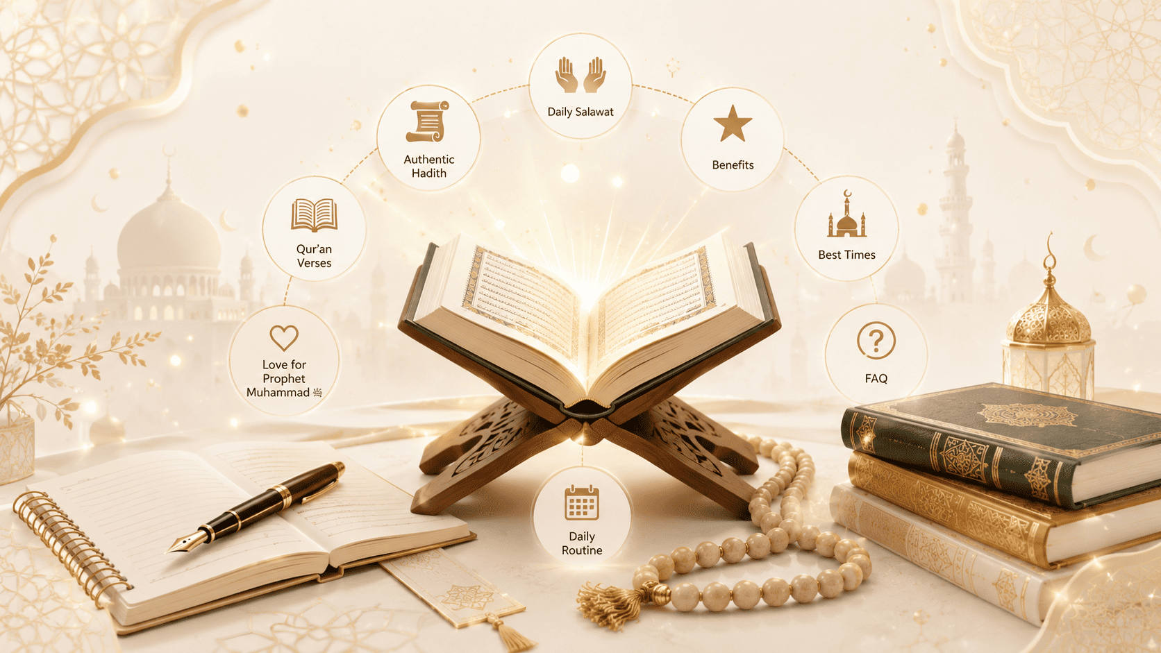 Complete Salawat Library for learning Salawat, authentic evidence, meanings and daily practice
