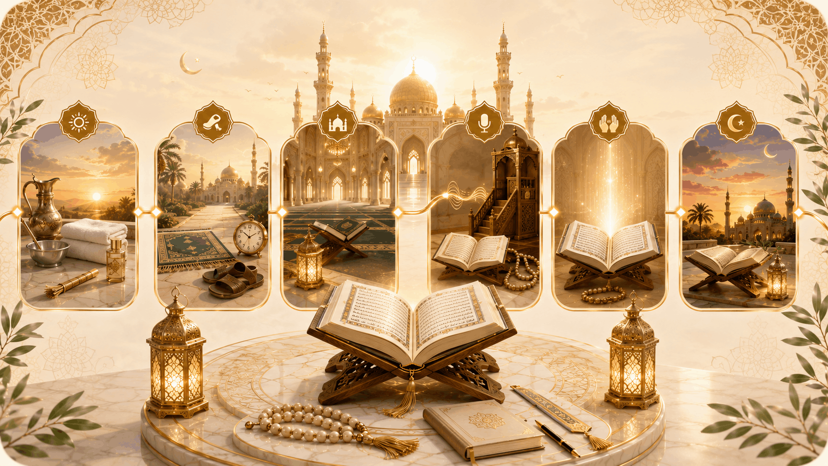 Friday Sunnahs routine from morning preparation to Jumuah prayer