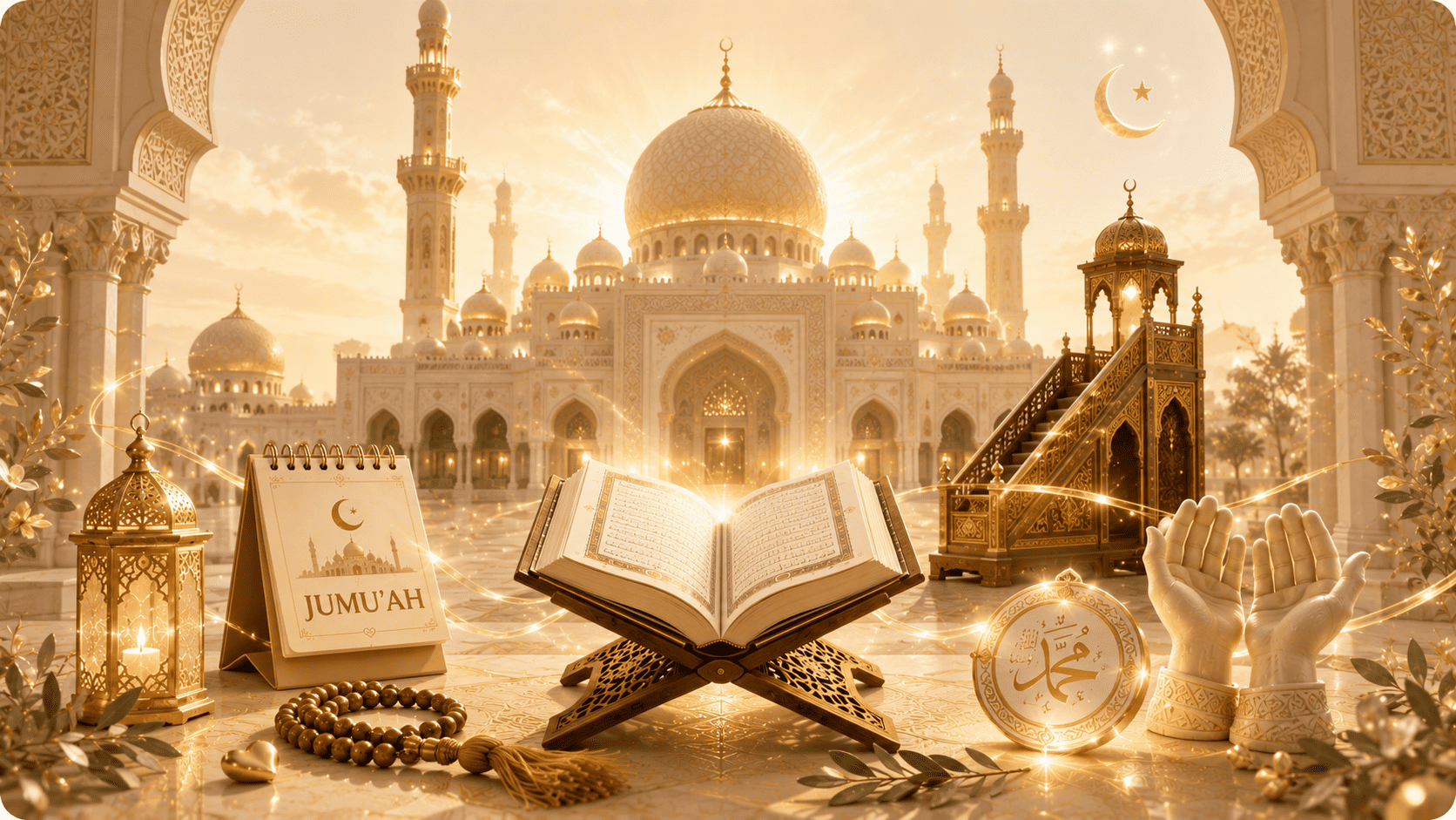 What is Jumuah Friday congregational prayer, khutbah and mosque guide