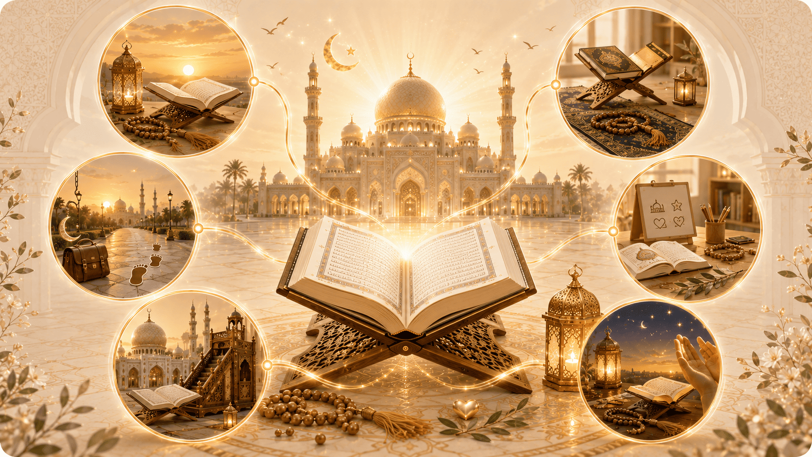 Why Muslims send Salawat daily through morning, travel, family learning, Friday worship and bedtime remembrance